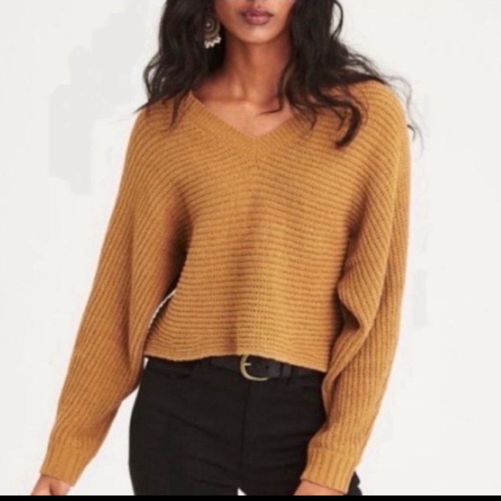 American Eagle Sweater Mustard Size Small